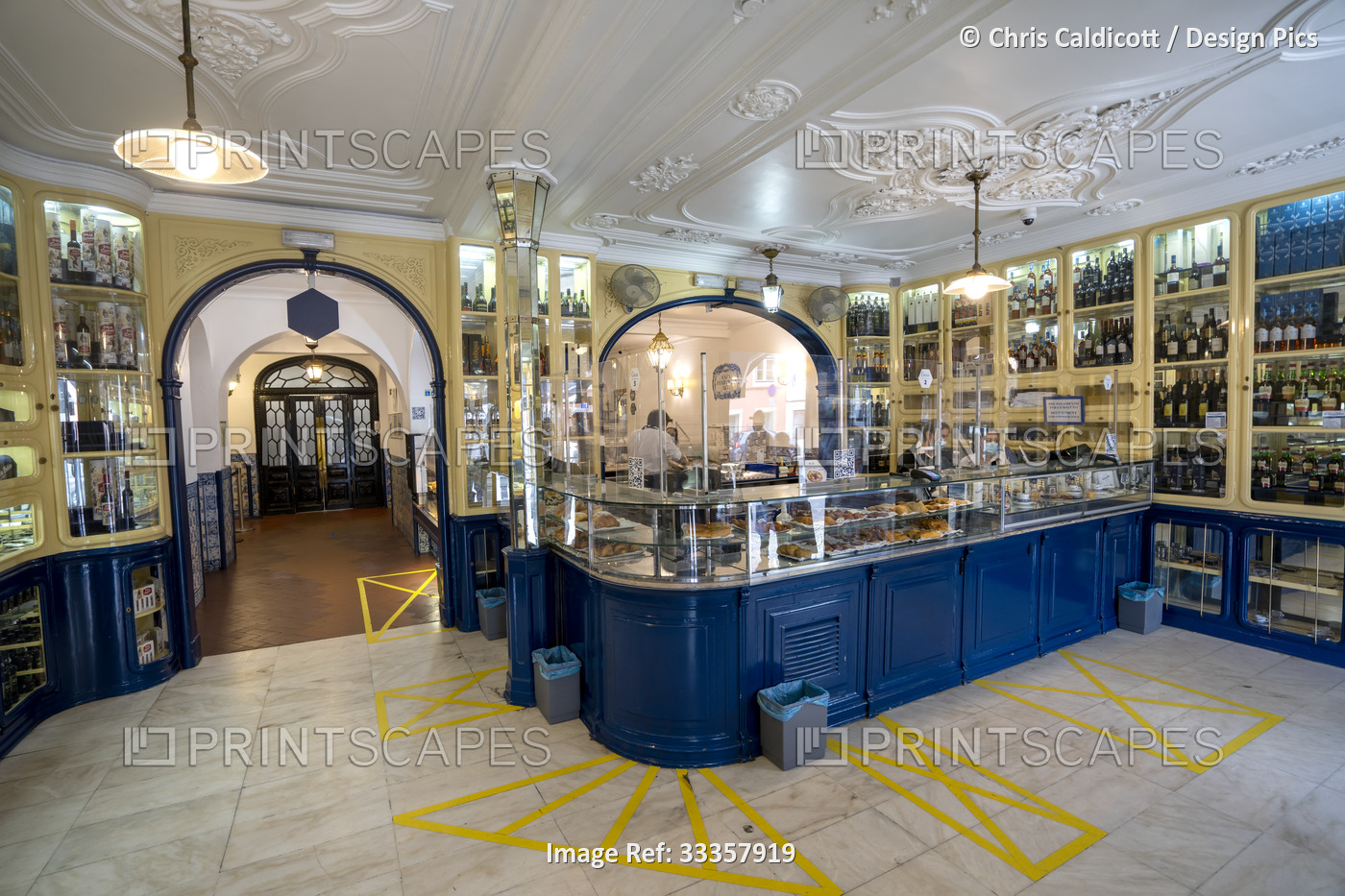 Pasteis de Belem, a bakery, shop and cafe in Lisbon, Portugal; Lisbon, Lisbon, ...