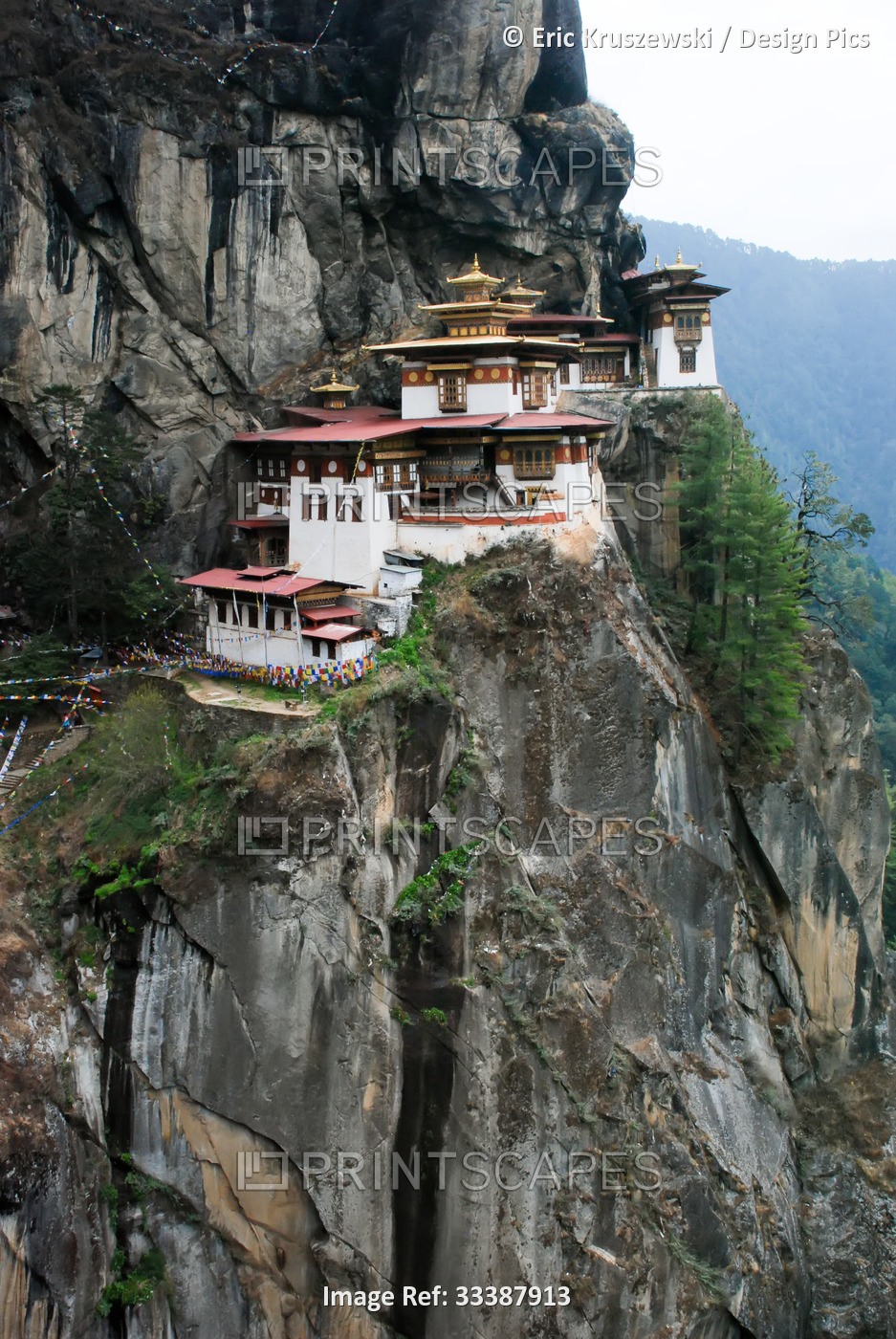 Taktsang Lhakhang, known as The Tiger's Nest, is a monastery clinging to a ...
