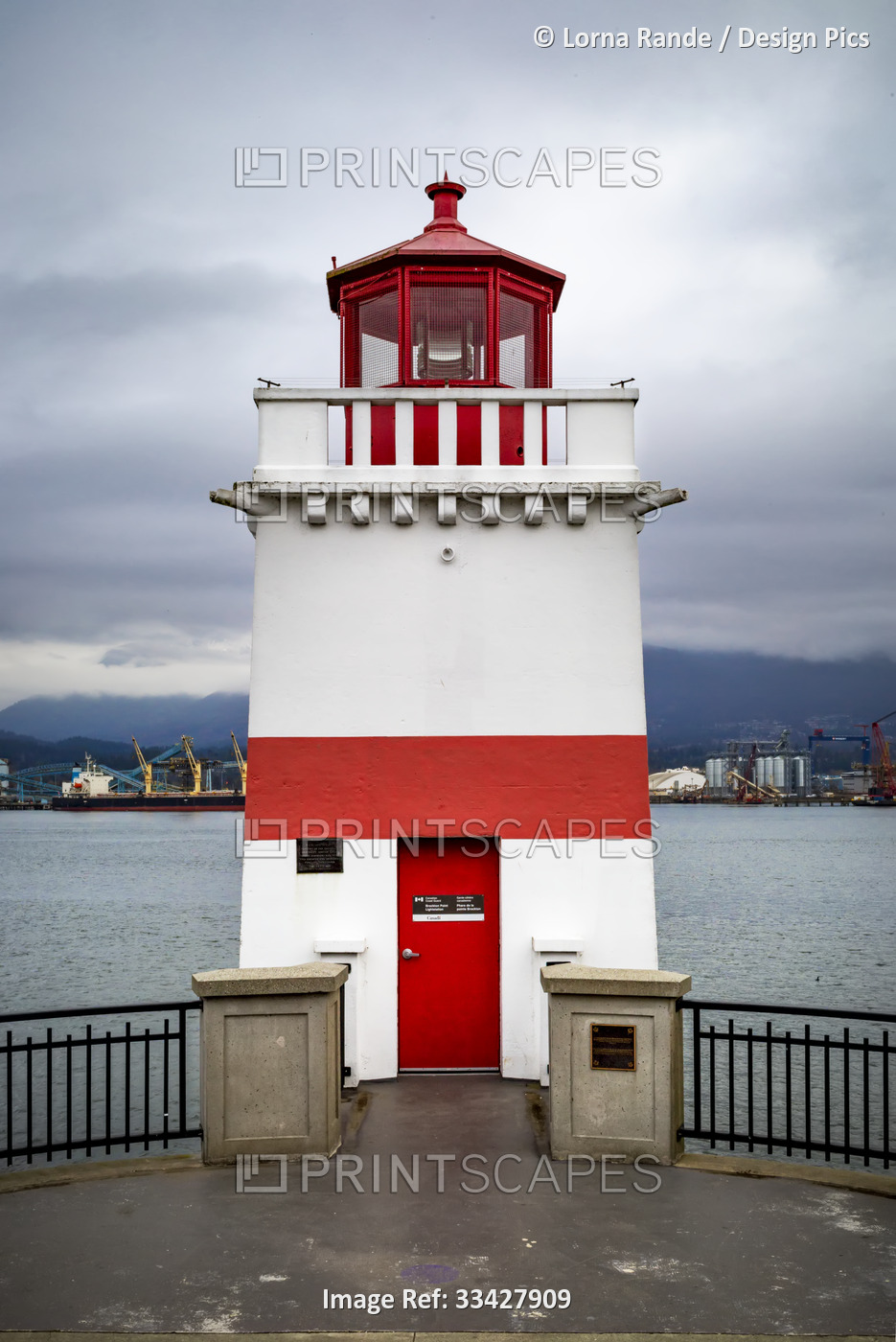 Brockton Point Lighthouse in Stanley Park, Vancouver, BC; Vancouver, British ...