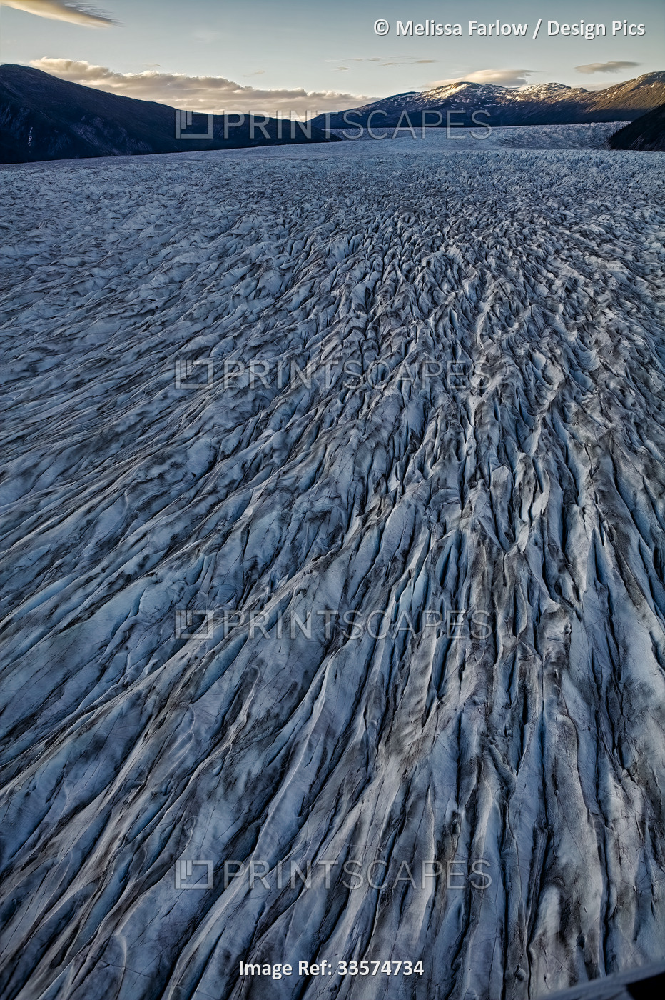 Taku Glacier in the Juneau Icefield is the deepest and thickest alpine, ...