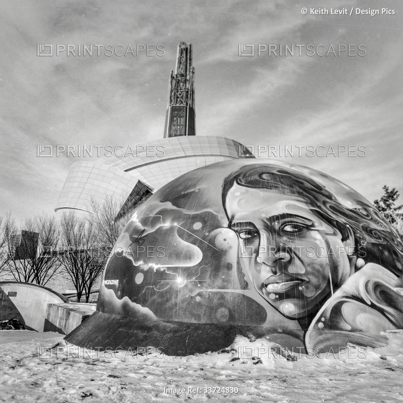 Mural honouring Jai Pereira and the Canadian Museum of Human Rights in ...