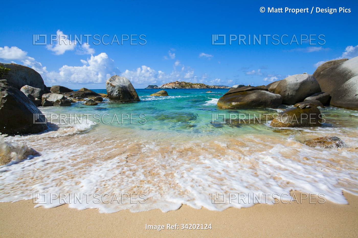 'The Baths' beach on Virgin Gorda, BVI; Virgin Gorda, British Virgin Islands