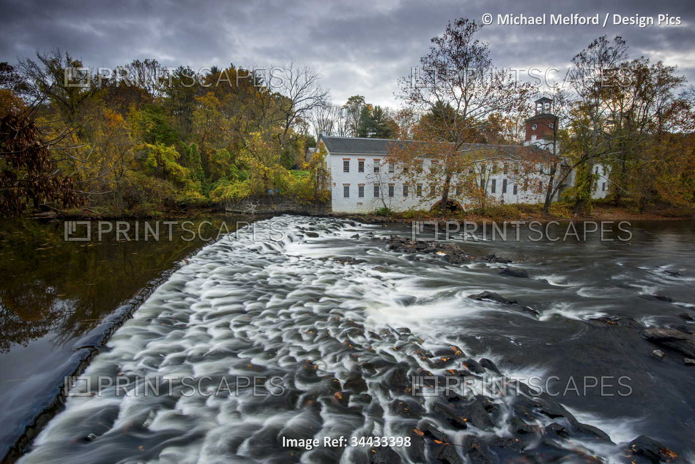 Walker's Mill on the Brandywine River in Wilmington, Delaware, USA; Wilmington, ...